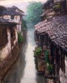 zg053cD146 Southern Chinese Riverside Town Shanshui Chinese Landscape